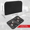 4 Pack 7" Snap Ring Pliers Set with Storage Pouch,Heavy