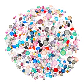 Outanaya 1bag Mixed Rhinestone Nail Art Charms for Nail Decoration for Professional Elegant for Parties and Events