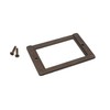Antique File Cabinet Label Holder 3" x 2" Frame Drawer