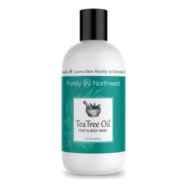 Purely Northwest Jabon Corporal De Arbol De Té Antiséptico Elimina Hongo Olor