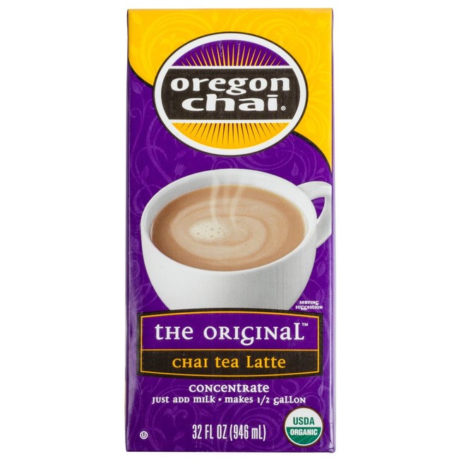 Oregon Chai Tea Latte Concentrate Original 32 oz(pack of 5)