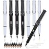 XIUSHE 8PCS Infinity Forever Pencils for Writing-0.7mm Infinite Everlasting Metal