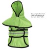 Dog Raincoat Polyester Pet Rain Cape Jacket Reflective Stripe Waterproof