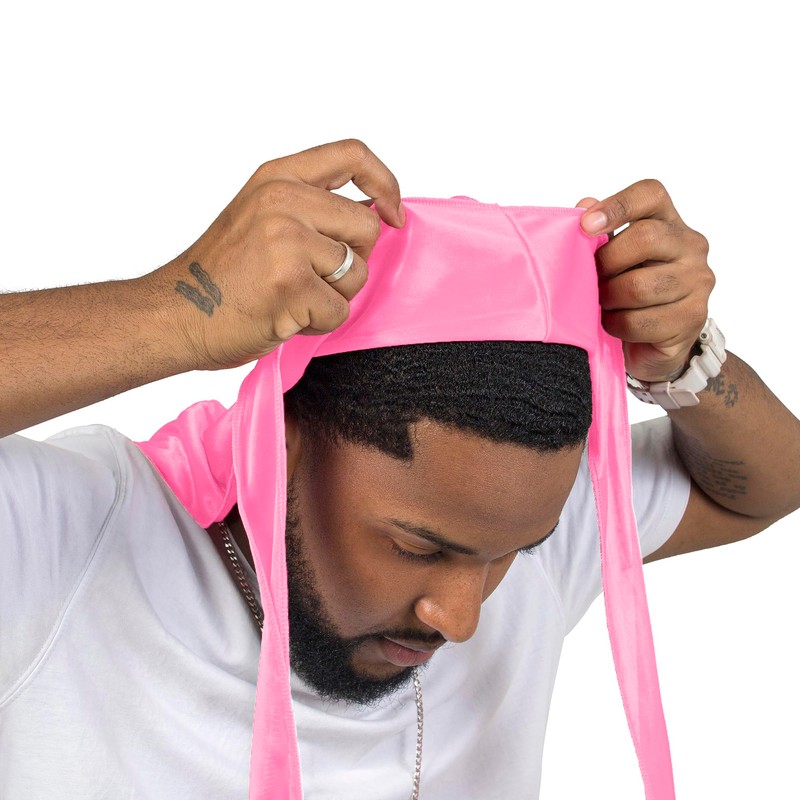ForceWave Silky Durag for Men Wave Cap Satin Dorag for