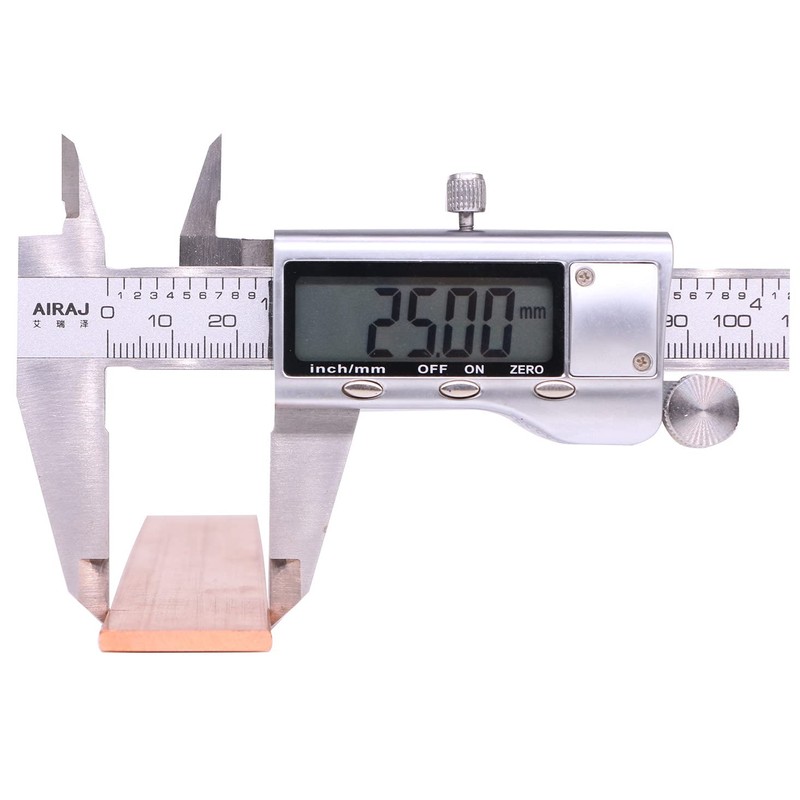 1/8" x 1" C110 Copper Flat BAR 6" Long Solid