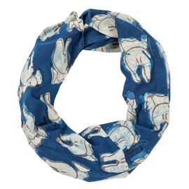 GreaterGood Handwoven Cascade of Colors Lightweight Women's Infinity Fashion Scarf Fair Trade & Artisan-Made Gift For Ladies (Elephant)