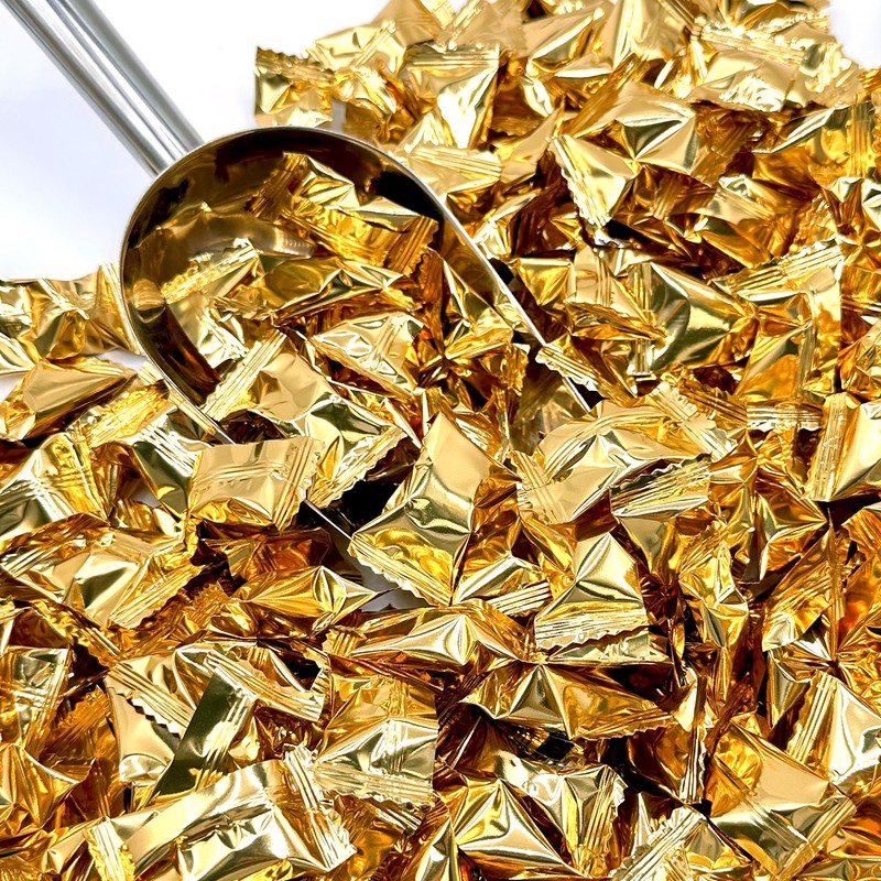 Gold Buttermints (Approx. 60 Count) - Butter Mints Individually Wrapped,