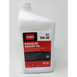 Toro Pack of 2 38910 SAE 5W-30 Premium Engine Oil Quart and Fuel Treatment