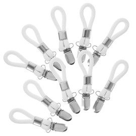 CIYODO 10pcs Tea Towel Holder Clips Dish Towel Clip Cotton Rope for Kitchen Bathroom