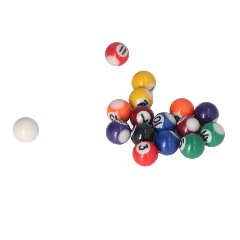 SPYMINNPOO Mini Pool Ball, 25 mm Mini Billiard Ball, Complete
