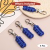 TIXIPEM Paracord Zipper Pulls [4PCS] - Paracord Lanyard Keychain Use