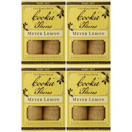 Trader Joe's Meyer Lemon Cookie Thins (Pack Of 2) Pack of 4