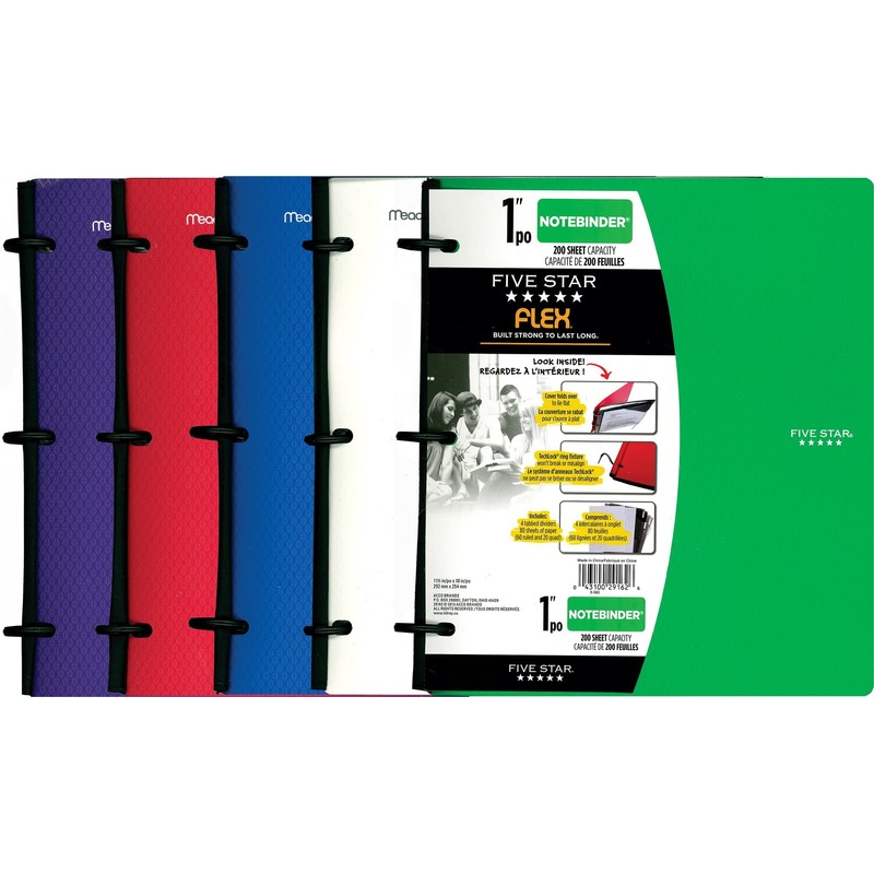 Five Star Flex Notebinder, 10 x 11.5 Inches, Includes 2