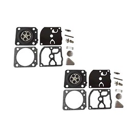 Carburetor Repair/Rebuild Kit Replaces ZAMA RB-113 For ECHO SRM-4300 ZAMA C1Q-K73 (Pack of 2)