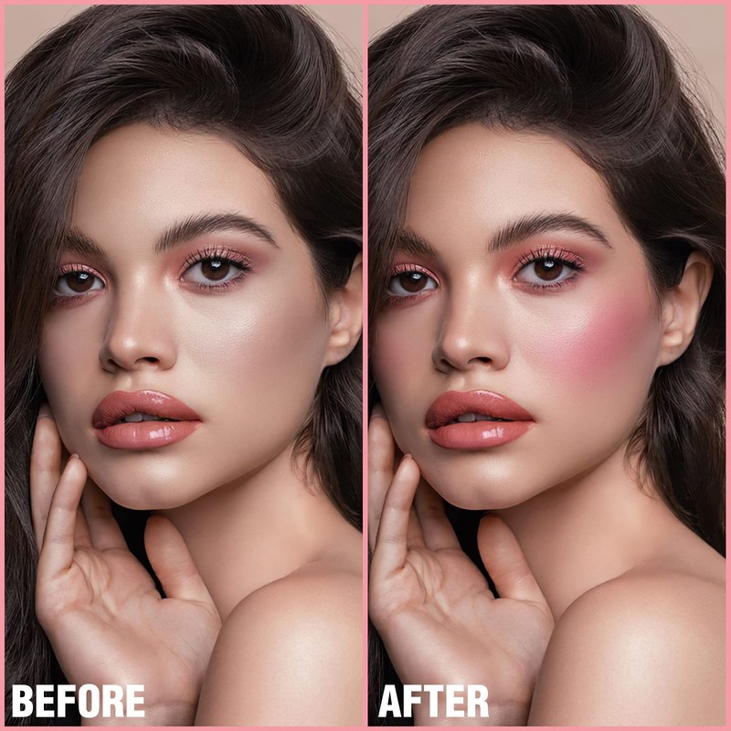 FOCALLURE Cream Blush Makeup,Buildable Blush Stick for Cheeks,Matte and Dewy