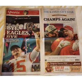 KC Star Superbowl 57 Champions Kansas City Chief's SPECIAL EDITION Newspaper