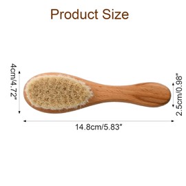 Soft Hair Brush for Baby, Gentle Soft Bristle Hair Brush, Ideal Baby Comb for Newborn Care Kit, Toddler Hair Brush for Sensitive Scalp Care, Perfect Baby Hair Brush for Infants and