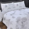 Sleepdown Jungle Toile Black White Leopard Print Geo Reversible Soft