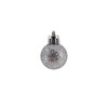Plastic Christmas Baubles Silver – Pack of 24 Diameter 3