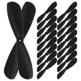 Luxshiny 10 Pairs Dual Blade RC Propellers - Plastic Replacement Airplane Propellers for Hobby RC Airplane or Indoor
