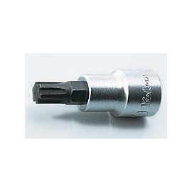 Koken M12 4027.60-M12 1/2 (12.7 mm) SQ. CV Bit Socket, Total Length: 2.4 inches (60 mm)