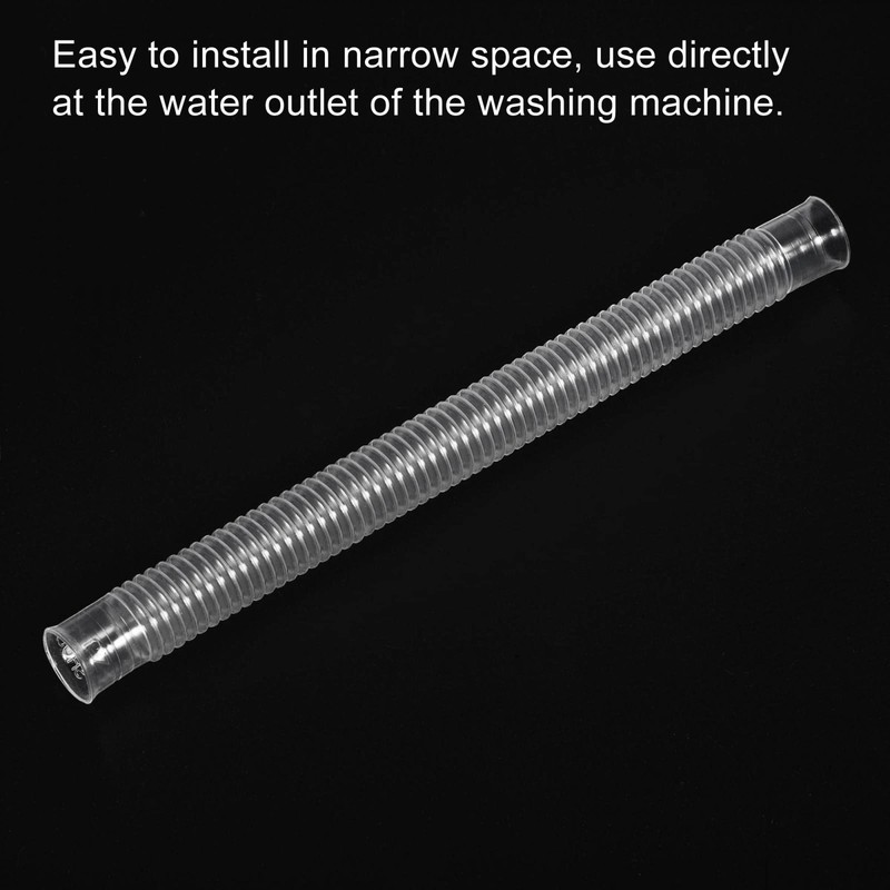 sourcing map Washing Machine Drain Hose, 15mm Inner Dia 200mm