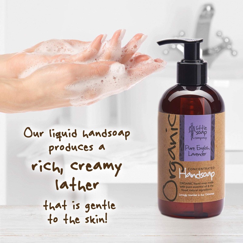 Little Soap Company Organic Rose Geranium Liquid Soap 250ml