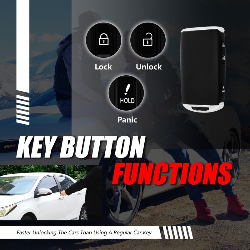 Keylessbest - Repuesto para mando a distancia Mazda CX-30 2019