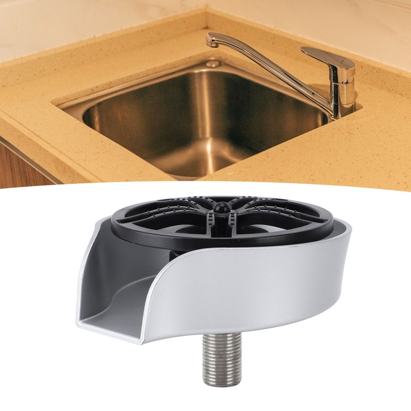 Automatic Glass Rinser Stainless Steel Cup Washer Professional Rust Resistant