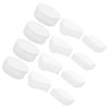 WOONEKY 12 pcs Makeup Puff Holder Triangular Round Rectangular Powder