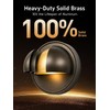 Gardenreet Solid Brass Deck Light, 12V, Bronze, Bulb Not Included,