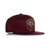 Sullen Men's Defender Port Snapback Hat, Port (Red)