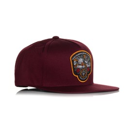 Sullen Men's Defender Port Snapback Hat, Port (Red)