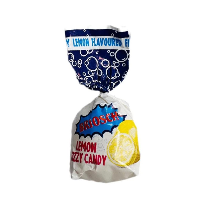 Brioschi Lemon Flavored Effervescent Fizzy Digestive Italian Candies (2.2 lbs