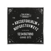 Mystical Black & White Cotton Talking Board Altar Cloth -