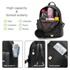 I IHAYNER Backpack Girls Womens Small PU Leather HairBall Backpacks