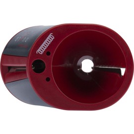 Westmark Gemüse-Spiralschneider Hand, mit 2 Schneidkegeln und Restehalter, Rostfreier Edelstahl/Kunststoff, Duolo, Anthrazit/Rot, 11622260