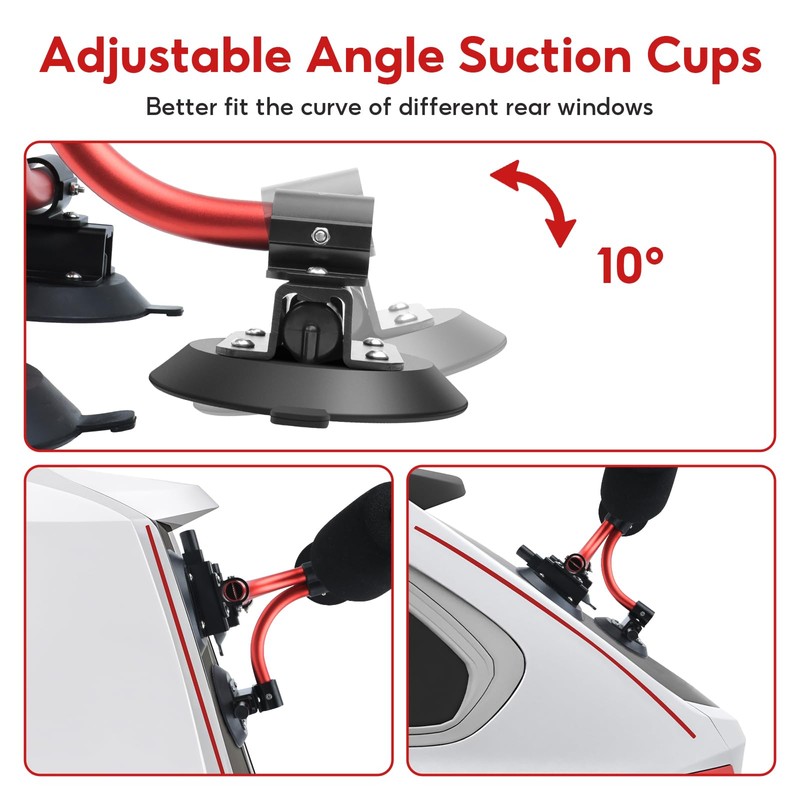 Kayak Load Assist Mount, 3 Suction Cups Kayak Roller Loader,