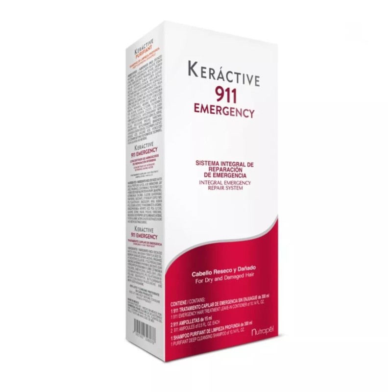 Keractive 911 Dry And Damaged Hair Sistema Integral De Reparación