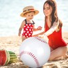 durony 12 Pieces Baseball Beach Ball 11 Inch Inflatable Baseball