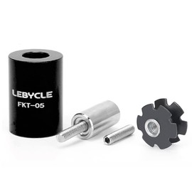 Bicycle Stem Headset Road Bike Top Cap Pressure Anchor for Mountain Road Bike Hybrid Bike (Black)