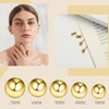 OQKAHIV 5 Pairs Pearl Earrings Gold, Pearl Earrings, Gold Pearl