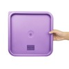 Hygiplas Square Purple Lid to fit - Large 10/15Ltr