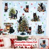Christmas Decoration Window Clings Black Cat Window Sticker Indoor Removable
