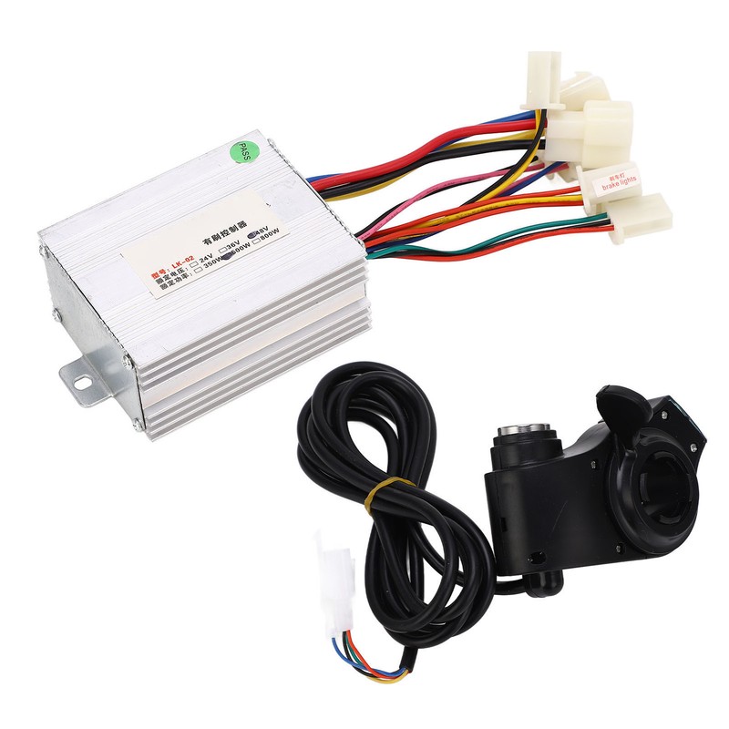 48V 500W Electric Bike Controller Thumb Throttle Set Electric Bicycle