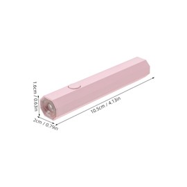 Beavorty Handheld Mini Nail Art Lamp Portable UV Nail Dryer for Manicure Compact Design with USB Charging and Salon Use