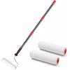 Nichcho 24"~72" long handle Metal Pole Painting Roller with Brush