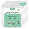 Bellamei 3 pack 14"x14" Nut Milk Bag Extra Large Reusable