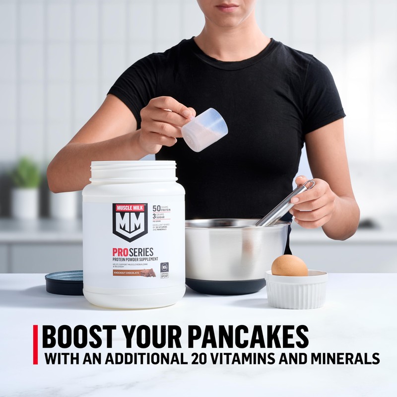 Muscle Milk Pro Series Protein Powder Supplement, Slammin' Strawberry, 2