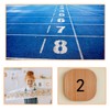 Zucosue 8 Inch Reusable Number Stencils 0-9, Plastic Painting Templates
